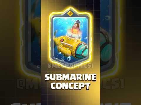 SUBMARINE Concept⚓️🌊 #clashroyale #boombeach