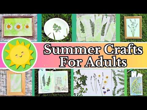 FUN Nature-Inspired DIY Summer Crafts for Adults