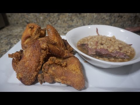 Crispy Fried Chicken & Slow Cooked Navy Beans | Congratulations to Eat With Que