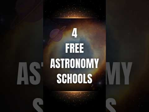 Free Astronomy Schools for International Students #scholarship #studyabroad #astronomy