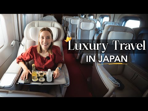 I Rode On Japan's Fastest Bullet Train in FIRST CLASS Across The Country - Gran Class JR East