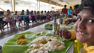 Annadanam in Rameshwaram Temple || Free meals for Devotees inside Temple