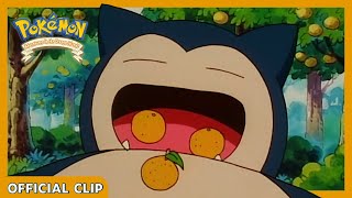 Snorlax Eats Everything! | Pokémon: Adventures in the Orange Islands | Official Clip