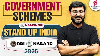 Govt Schemes for RBI Grade B and NABARD 2025 | RBI Grade B Government Schemes by Manish Sir