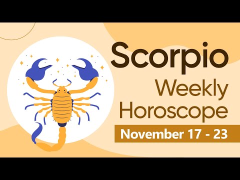 Scorpio Weekly Horoscope: November 17 to 23, 2024