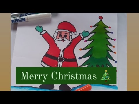 How to draw Santa claus 🎅|| claus drawing # merry Christmas 🎅🎄# video # santa#easy #simpledraw🎅🎄