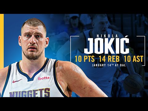 Nikola Jokić Secured Triple-Double Before The Fourth Quarter vs. Mavs | 1/14/25 Full Game Highlights