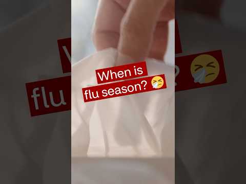 When is flu season? #influenza #shorts