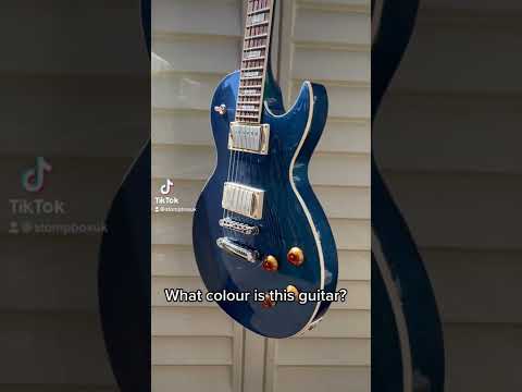 What Colour Is This Guitar? #shorts #guitar #shortsvideo #illusion #lespaul #opticalillusion