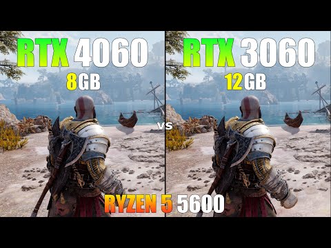 RTX 4060 vs RTX 3060 : Ryzen 5 5600 - Test in 18 Games in 2024