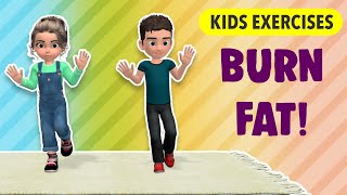 Burn Fat: Kids Exercises At Home - Fun Workout