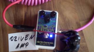 EH Octavix Fuzz Playthrough / Demo! Clean Amp + Driven Amp