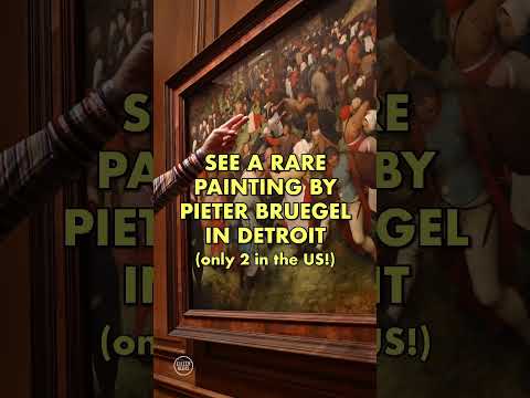 See a Rare Painting by Pieter Bruegel the Elder in Detroit (only 2 in the US!) 🎨