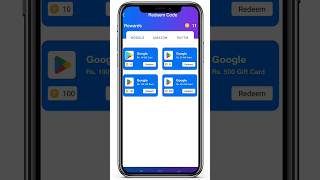 Free ₹10,₹40,₹80,₹100 Google Play Redeem Code For Play Store | Free Redeem Code App 2025 #shorts