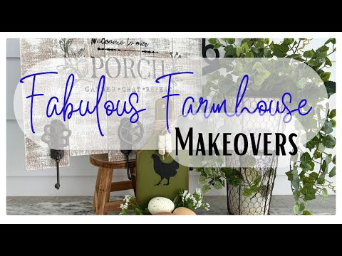 FABULOUS FARMHOUSE FLIPS! 3 Farmhouse Inspired Trash to Treasure Makeovers