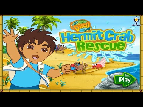 Gameplay Nick Jr Games | Go Diego Go Games - Hermit Crab Rescue #Doratheexplorer #flashgamesyoutube