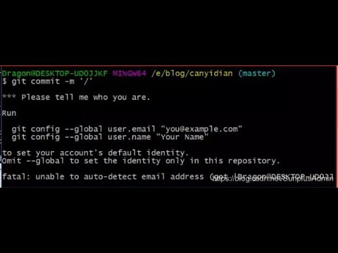 Solved: Git please tell me who you are error | How to Configure Username & Email using Git Bash