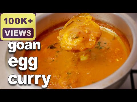 Goan Egg Curry Recipe | Goan Egg Drop Curry Recipe | Egg Curry Goan Recipe