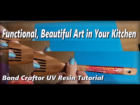 Functional Art Made Easy! Bond Craftor UV Resin is the key! @bondcraftor #uvresin #bloomskins