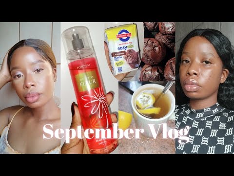 SEPTEMBER VLOG|took a "break" but I'm back! ,hauls,baking,chats, food &more |S.A YouTuber |Tshivhuya