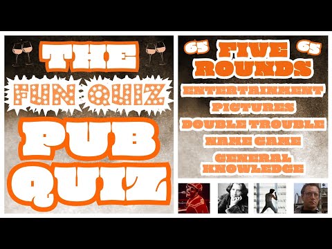 Pub Quiz No65 - 5 Different Rounds - 35 Questions & Answers - 60 Points to Win. trivia/quiz Fun Quiz