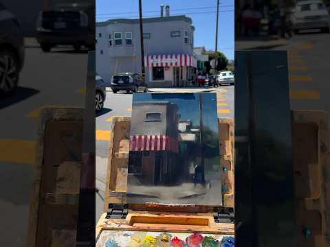 The painting vs the inspiration #pleinair #pleinairpainting #painting #art