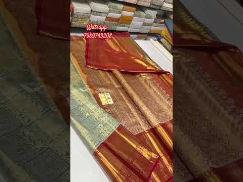 Pure kanchipuram pattu sarees #silkmarkcertified #bridalsarees #pattusarees #kanchipuram #saree