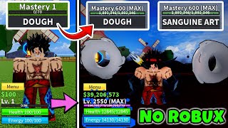 Noob To Pro as Luffy Snakeman but he uses Katakuri Build and Sanguine Art | Ghoul V4 Full Awakening!