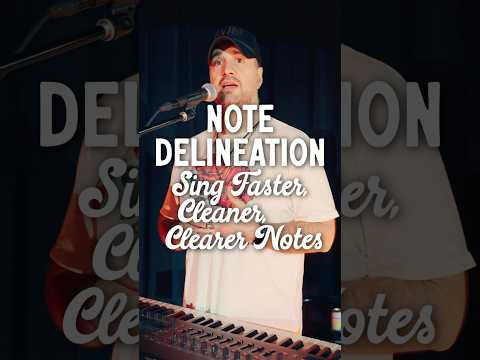 Note Delineation: Sing FASTER, CLEANER, CLEARER Notes #voice #singing #singer #voicelessons #music