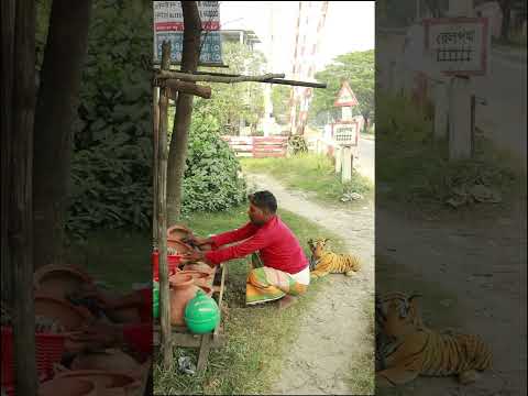 Fake Tiger Attack Prank! The Ultimate Scare Reaction! 🐯😳