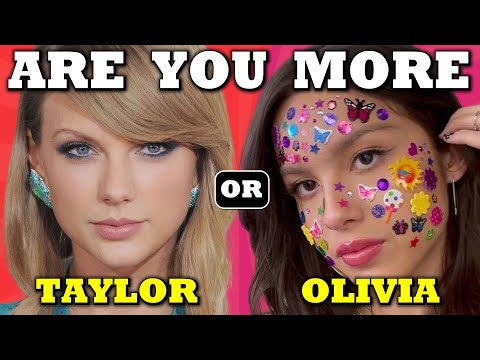 Are You More Like Taylor Swift or Olivia Rodrigo? ❤️ AESTHETIC QUIZ 💜