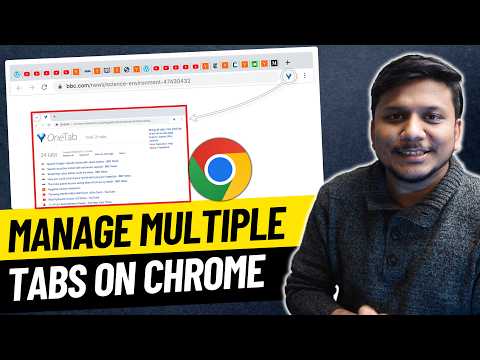 How to View Multiple Tabs as a List with a Single Click in Google Chrome