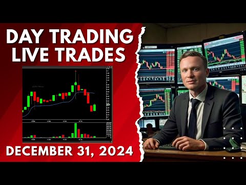 Live Day Trading - CRAZY End to 2024!! #daytrade #stocks