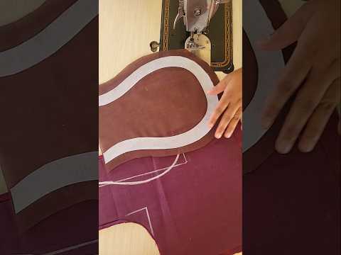 How to cut designer back nack#blouse #shorts #rohinifashion