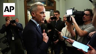 Canada's next prime minister Mark Carney speaks after meeting with Trudeau