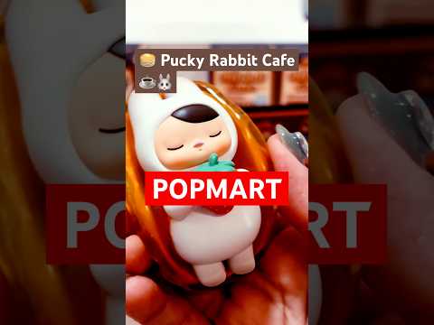 🎉UNBOXING PUCKY RABBIT ☕️!!! #unboxing #popmartblindbox #blindbox #popmart #pucky #cafe #cute