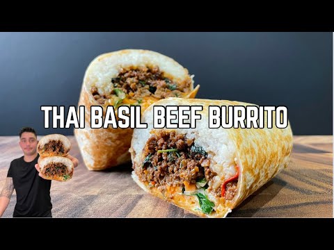 Thai Basil Beef Burrito Recipe