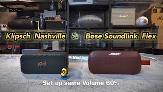 Klipsch Nashville vs Bose Soundlink Flex