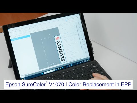 SureColor V1070 | How to Replace a Color in EEP