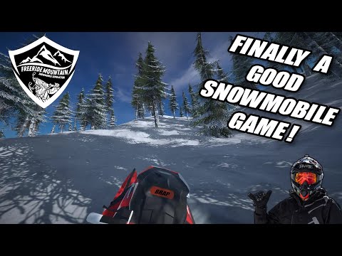 Freeride Mountain: Snowmobile Simulation Gameplay