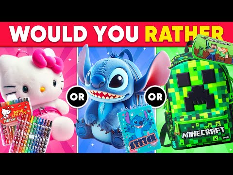 🎒 Would You Rather...? Choose Your SCHOOL SUPPLIES 📚✏️ Daily Quiz