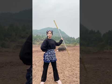 Kungfu china master 241/Hướng dẫn múa gậy#霞光腊月#kungfu #wing chun