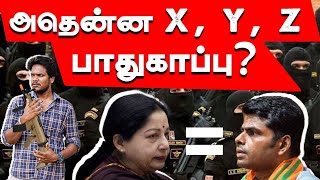 Strength of Security Forces X, Y, Y+ and Z| பாதுகாப்பு பிரிவின் அர்த்தங்கள் இதுதான் | TI ARAM