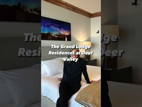 Room Tour The Grand Lodge Deer Valley #skireview #skitrip #deervalley