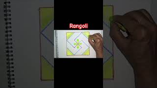 "Simple Rangoli Designs for Beginners | Easy Rangoli Tutorial #DIY #RangoliArt #Crafting"