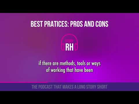 Best practices: pros and cons