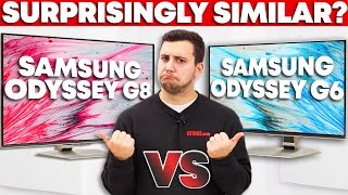 Samsung Odyssey OLED G8 vs Samsung Odyssey G6: Closer Than You Think?