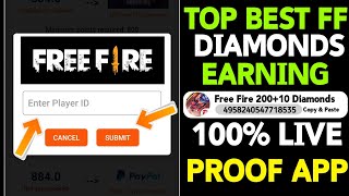 Top 1 Free Fire Diamonds Earning App 2022 | How To Get Free Diamonds In Free Fire | FF Diamonds App