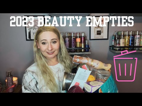 2023 BEAUTY EMPTIES!!! Makeup, Skincare, Hair Care & Body Care | my total value of products used up!