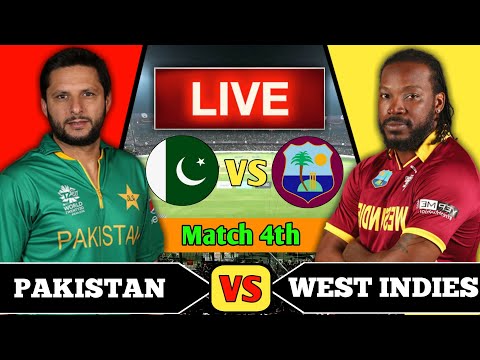 PAKISTAN vs WEST INDIES MATCH 4 LIVE SCORES | PAK vs WI LIVE | WORLD CHAMPIONSHIP OF LEGENDS